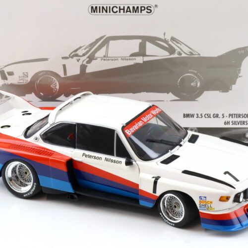 1:18 Minichamps BMW 3.5 CSL Gr.5 #1 Peterson/ Nilsson 6H Silverstone 1976