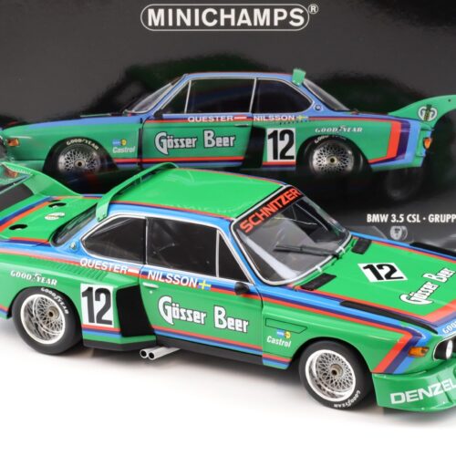 1:18 Minichamps BMW 3.5 CSL Group 5 GÖSSER #12 Quester/ Nilsson 6h Zeltweg 1976 - Image 2