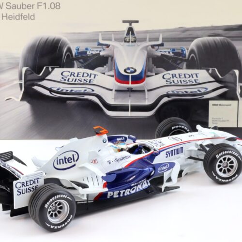 1:18 Minichamps BMW F1.08 Nick Heidfeld Formel 1 Petronas #3 DEALER VERSION