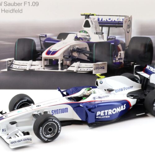 1:18 Minichamps BMW F1.09 Nick Heidfeld Formel 1 Petronas #3 DEALER VERSION