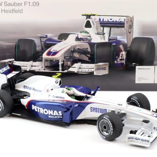 1:18 Minichamps BMW F1.09 Nick Heidfeld Formel 1 Petronas #3 DEALER VERSION
