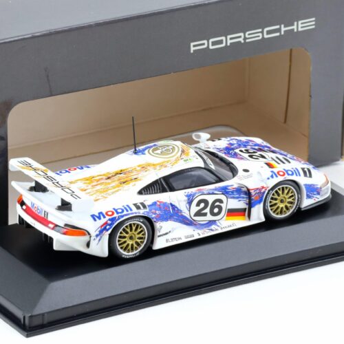1:43 Minichamps Porsche 911 (993) GT1 Le Mans 24h 1996 #26 WAP DEALER