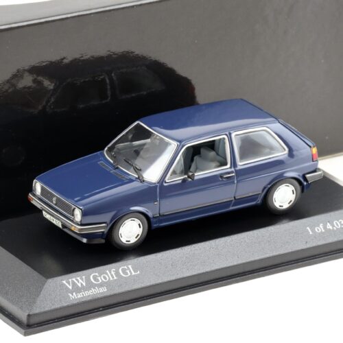 1:43 Minichamps VW Golf 2 GL Marine blue 1985