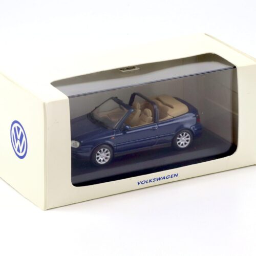 1:43 Minichamps VW Golf IV 4 Cabriolet blue metallic DEALER VERSION
