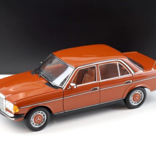 1:18 Norev Mercedes 200 W123 Limousine english red 1982 DEALER VERSION