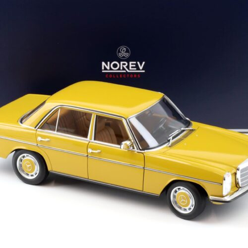 1:18 Norev Mercedes 200 Strich-Acht /8 W115 Limousine 2-Serie 1973 sahara yellow