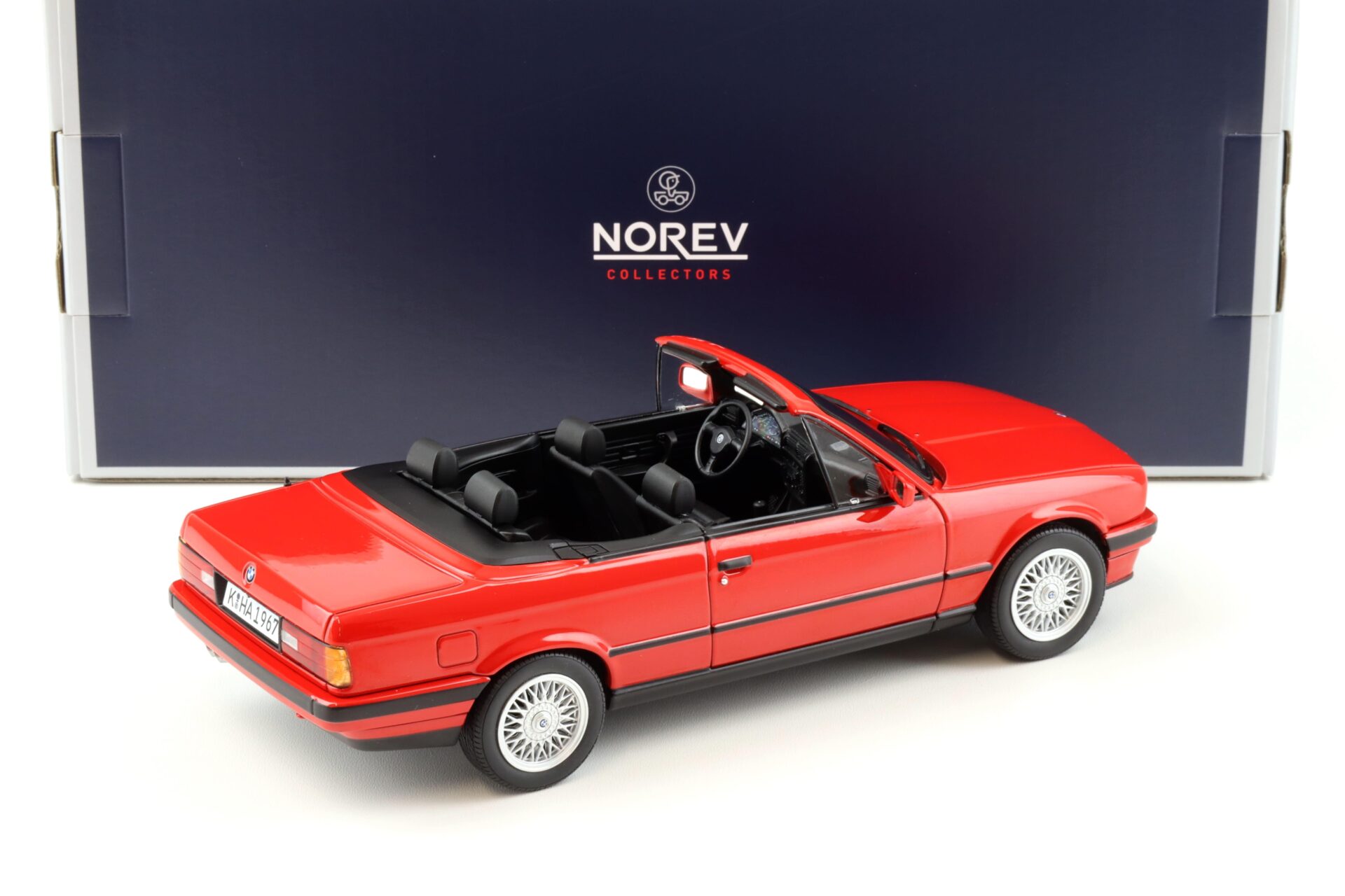1:18 Norev BMW 318i (E30) Cabriolet red 1991