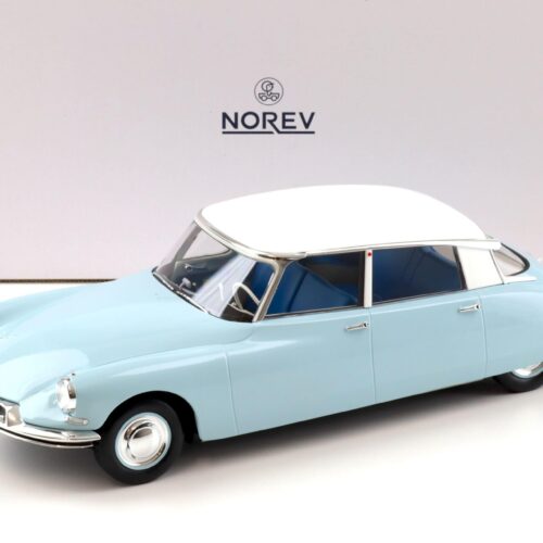 1:18 Norev Citroen DS 19 Clear blue & white 1959 - Image 1