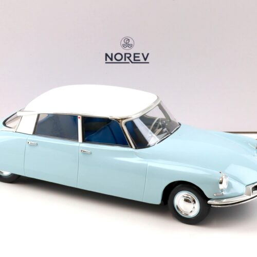 1:18 Norev Citroen DS 19 Clear blue & white 1959 - Image 2
