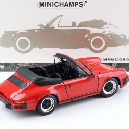 1:18 Minichamps Porsche 911 Carrera 3.2 Cabriolet 1983 red