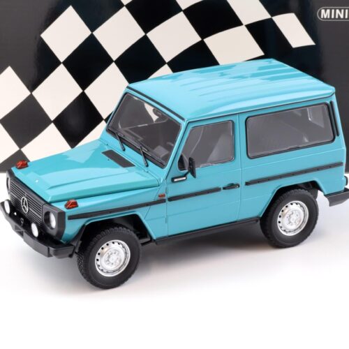 1:18 Minichamps Mercedes G-Klasse 300GD G-Model SWB W460 turquoise 1980