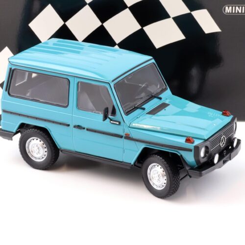 1:18 Minichamps Mercedes G-Klasse 300GD G-Model SWB W460 turquoise 1980