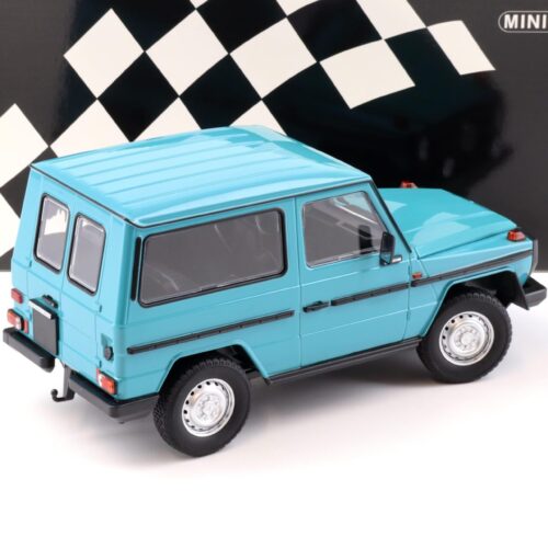 1:18 Minichamps Mercedes G-Klasse 300GD G-Model SWB W460 turquoise 1980