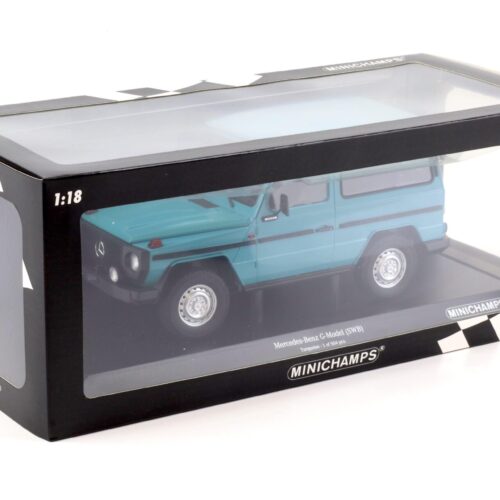 1:18 Minichamps Mercedes G-Klasse 300GD G-Model SWB W460 turquoise 1980