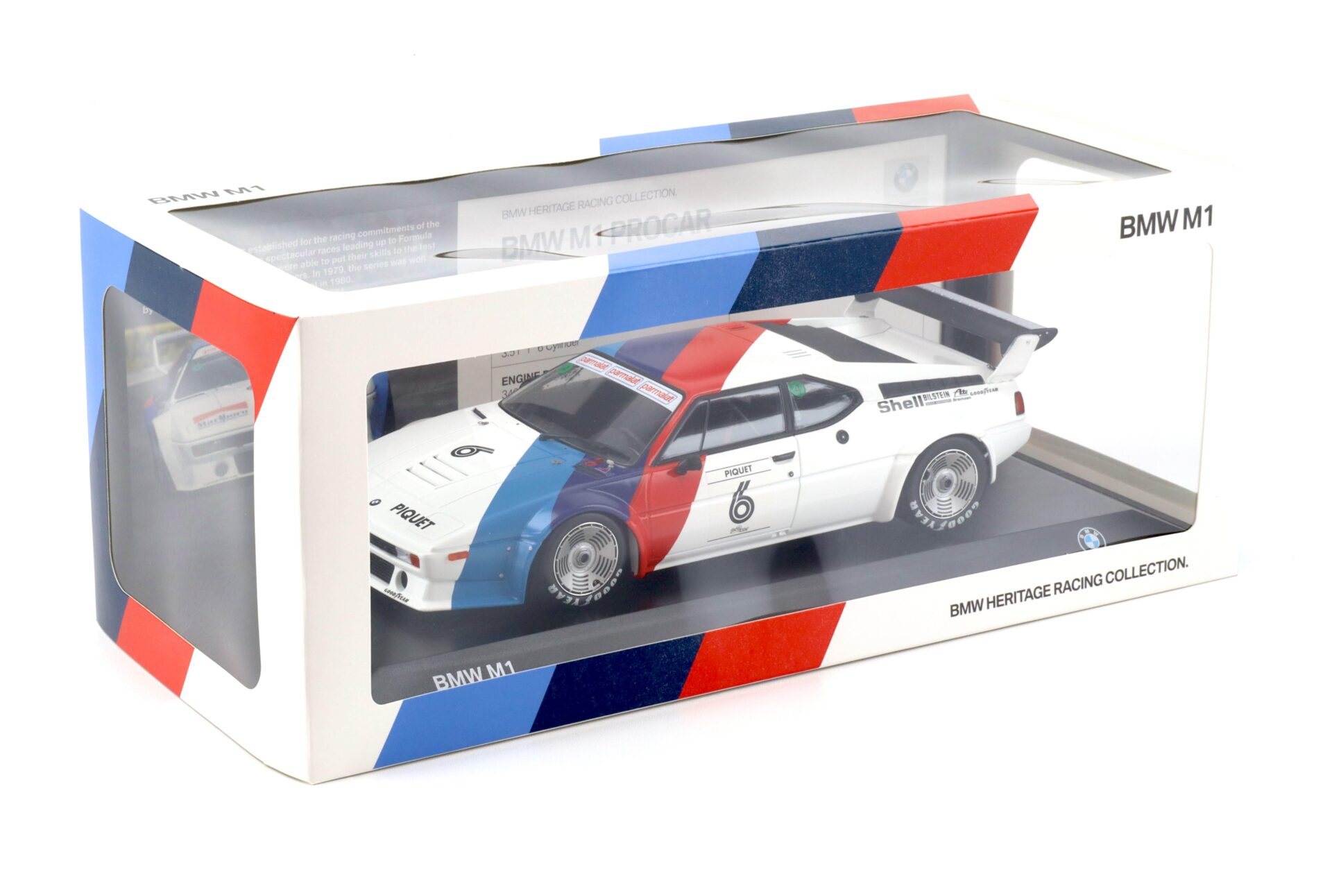 1:18 Minichamps BMW M1 ProCar #6 Piquet 1979 Heritage DEALER VERSION