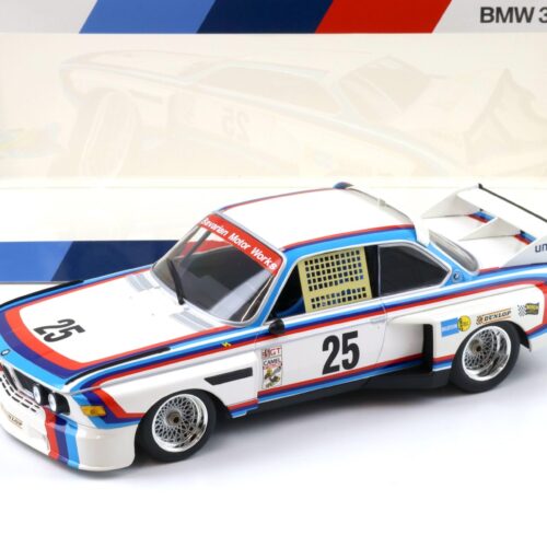 1:18 Minichamps BMW 3.0 CSL #25 Stuck IMSA Series 1975 Heritage DEALER VERSION