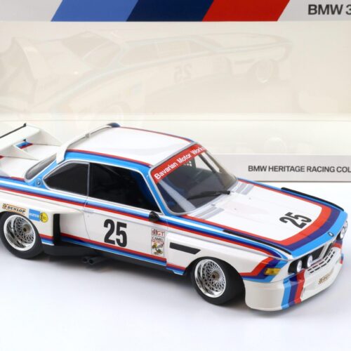 1:18 Minichamps BMW 3.0 CSL #25 Stuck IMSA Series 1975 Heritage DEALER VERSION