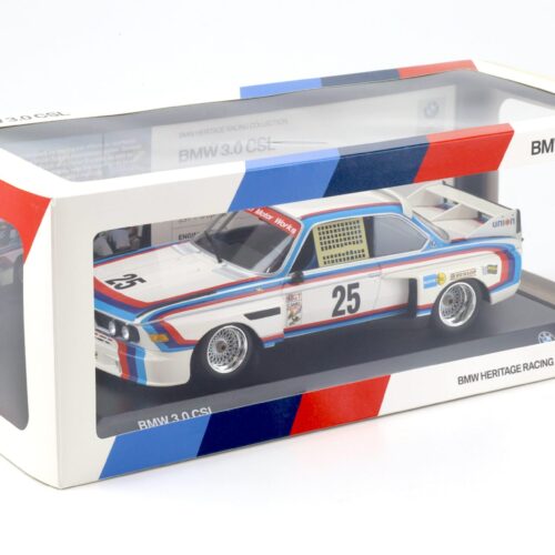 1:18 Minichamps BMW 3.0 CSL #25 Stuck IMSA Series 1975 Heritage DEALER VERSION