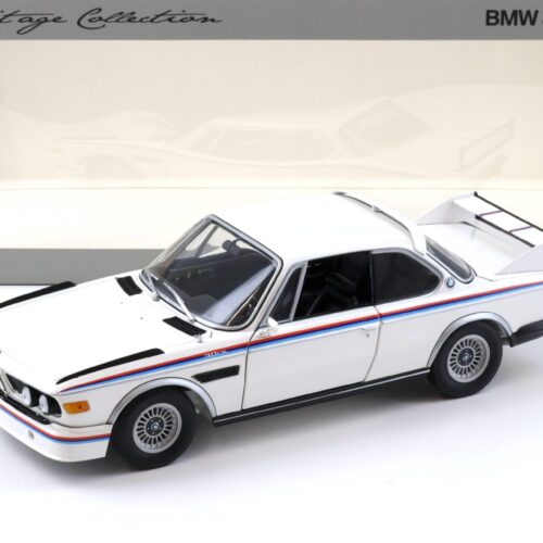 1:18 Minichamps BMW 3.0 CSL Coupe white 1973-1975 Heritage DEALER VERSION