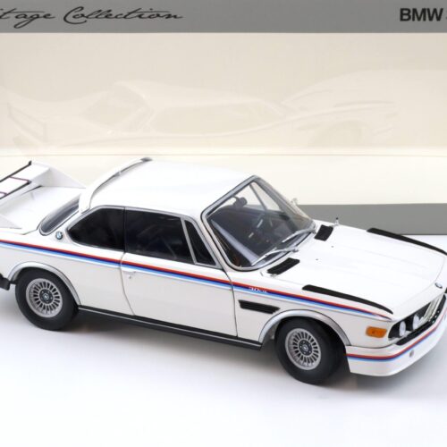 1:18 Minichamps BMW 3.0 CSL Coupe white 1973-1975 Heritage DEALER VERSION