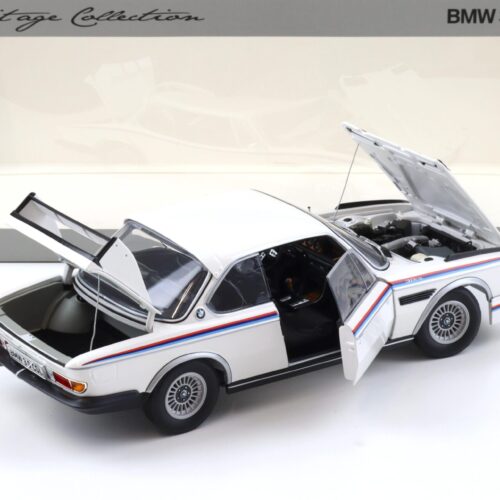 1:18 Minichamps BMW 3.0 CSL Coupe white 1973-1975 Heritage DEALER VERSION