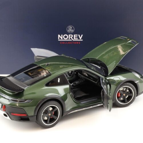 1:18 Norev Porsche 911 (992) Dakar Coupe 2023 Oakgreen metallic
