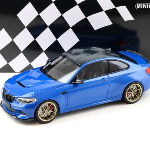 1:18 Minichamps BMW M2 CS (F87) Coupe 2020 Misano blue/ gold wheels