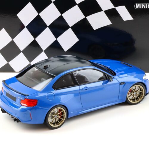 1:18 Minichamps BMW M2 CS (F87) Coupe 2020 Misano blue/ gold wheels