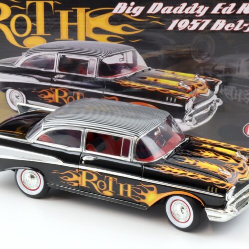 1:18 ACME 1957 Chevrolet Bel Air Big Daddy Ed Roth black/ flames