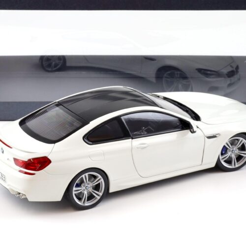 1:18 Paragon 2012 BMW M6 Coupe F13 Alpine white DEALER VERSION