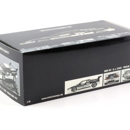 1:18 Minichamps BMW M1 Procar H.J.Stuck #77 Cassani Racing Procar Series 1979