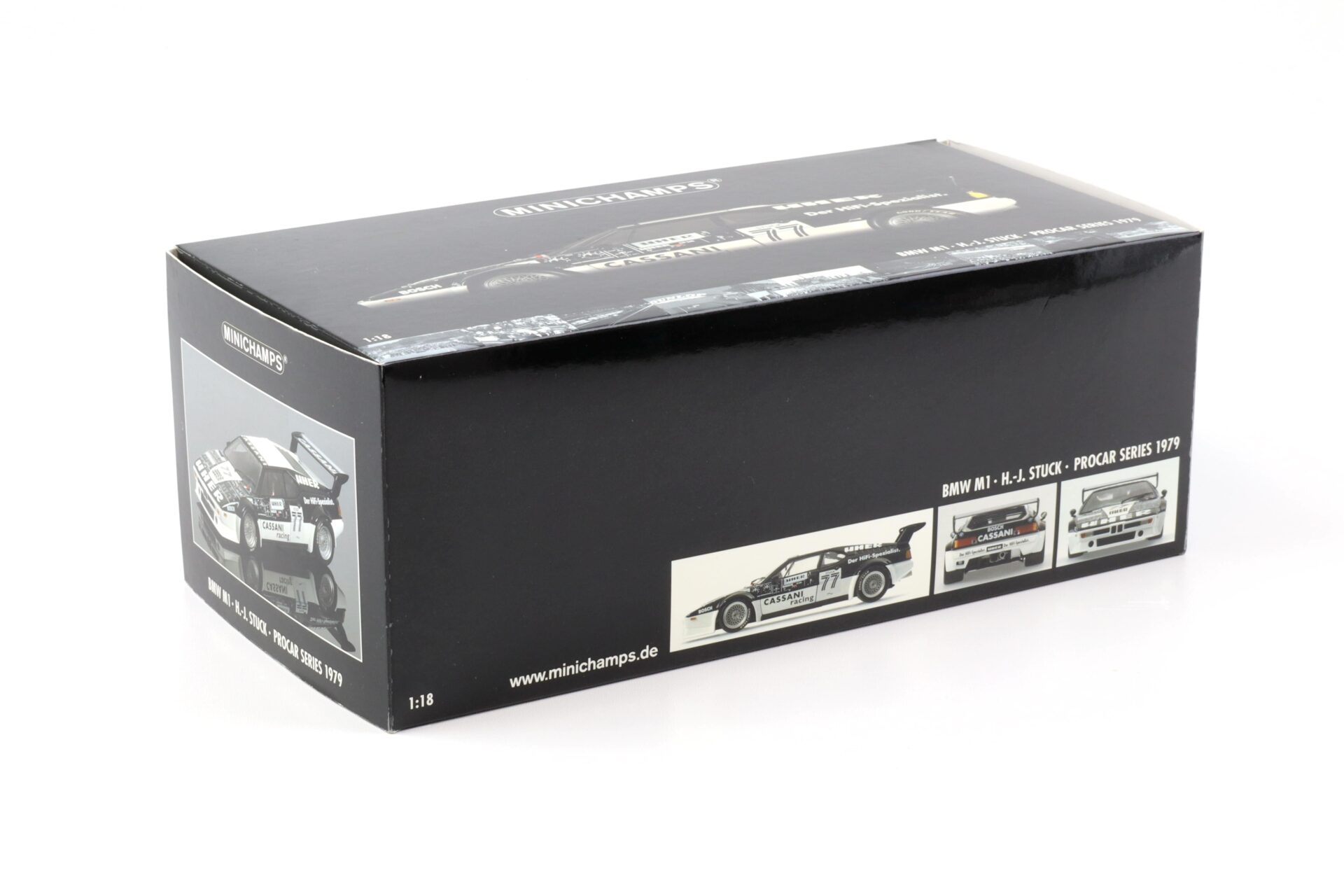 1:18 Minichamps BMW M1 Procar H.J.Stuck #77 Cassani Racing Procar Series 1979
