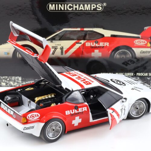 1:18 Minichamps BMW M1 Procar BULER M.Surer #71 Procar Series 1979