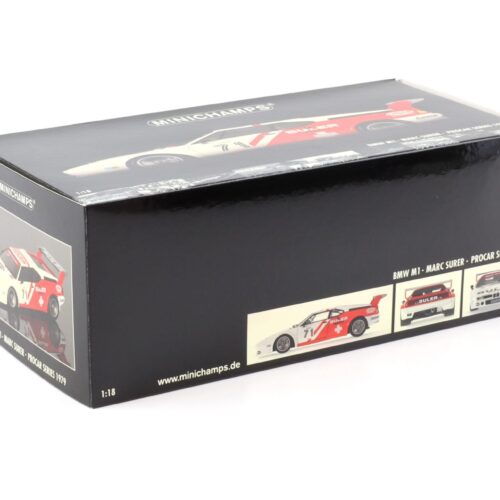 1:18 Minichamps BMW M1 Procar BULER M.Surer #71 Procar Series 1979