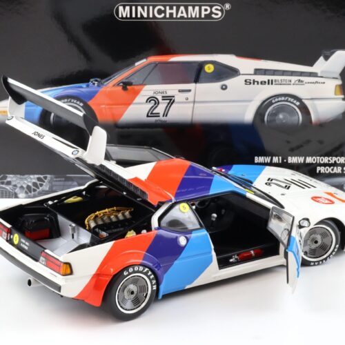 1:18 Minichamps BMW M1 Procar BMW Motorsport #27 A.Jones Procar Series 1979 - Image 4
