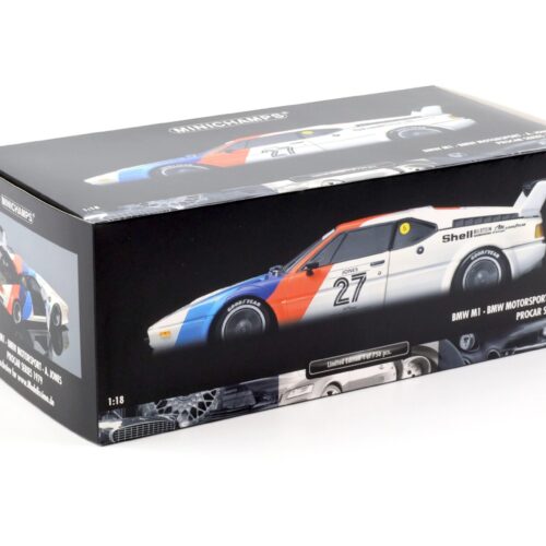 1:18 Minichamps BMW M1 Procar BMW Motorsport #27 A.Jones Procar Series 1979 - Image 5