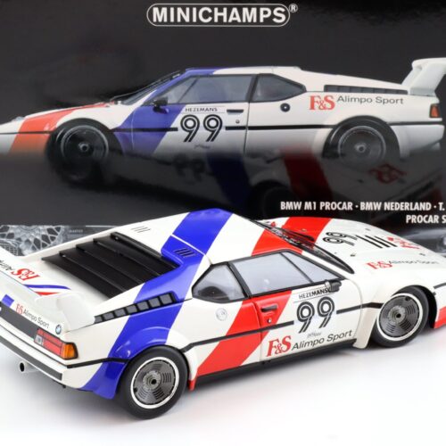 1:18 Minichamps BMW M1 Procar BMW Nederland #99 T.Hezemans Procar Series 1979