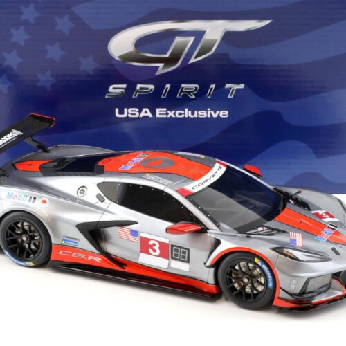 1:18 GT Spirit ACME US055 Chevrolet Corvette C8.R #3 Sebring 12h grey 2021