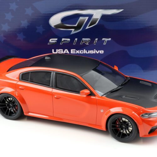 1:18 GT Spirit ACME US041 Dodge Charger Hellcat Redeye 2021 Go mango/ black