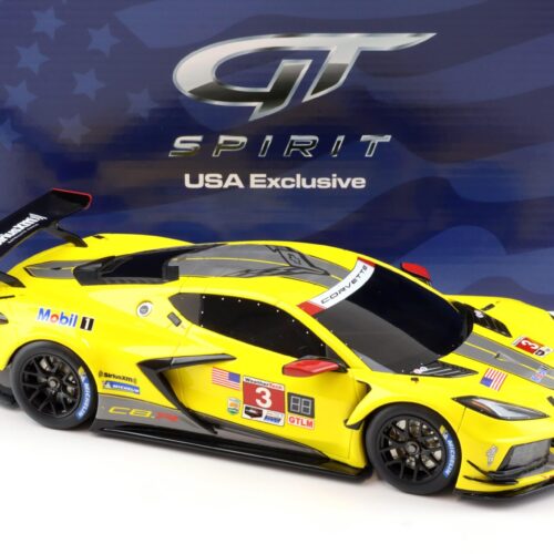 1:18 GT Spirit ACME US032 Chevrolet Corvette C8.R #3 yellow/ black 2020