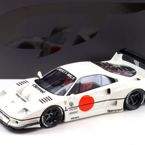 1:18 GT Spirit GT470 Ferrari F40 LB WORKS LBWK Liberty Walk white 2023