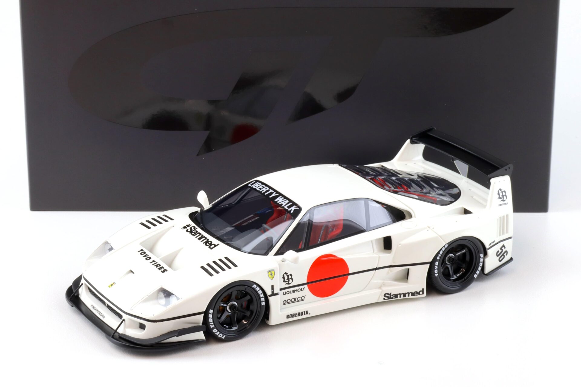 ID 92942 orig.jpg 1:18 GT Spirit GT470 Ferrari F40 LB WORKS LBWK Liberty Walk white 2023