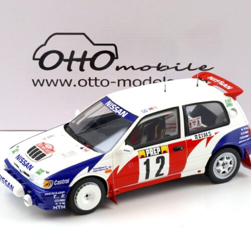 1:18 OTTO mobile OT461 Nissan Sunny GTI-R Rallye Monte Carlo 1992 Makinen