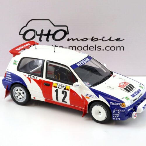 1:18 OTTO mobile OT461 Nissan Sunny GTI-R Rallye Monte Carlo 1992 Makinen