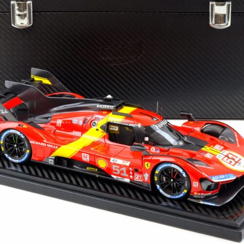 1:18 BBR Ferrari 499P Winner 24h Le Mans 2023 Car #51 Special Pack - Limited 499 pcs.