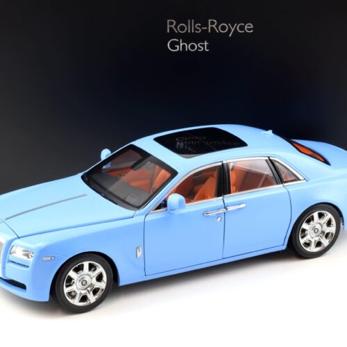 1:18 Kyosho Rolls Royce Ghost 2009 light blue matt KS08802LB