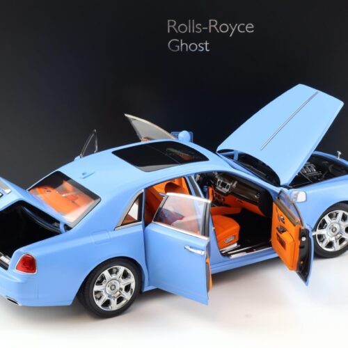 1:18 Kyosho Rolls Royce Ghost 2009 light blue matt KS08802LB
