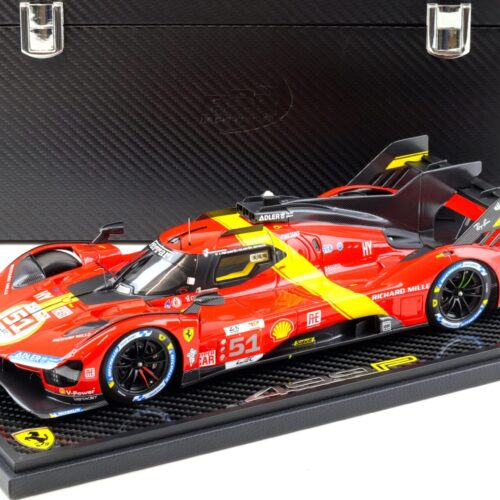 1:18 BBR Ferrari 499P Winner 24h Le Mans 2023 Car #51 Special Pack - Limited 499 pcs.