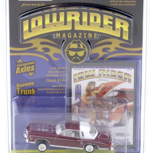 1:64 Revell Lowrider 1977 Chevrolet Monte Carlo burgundy #166 LA Super Show Grand Finale