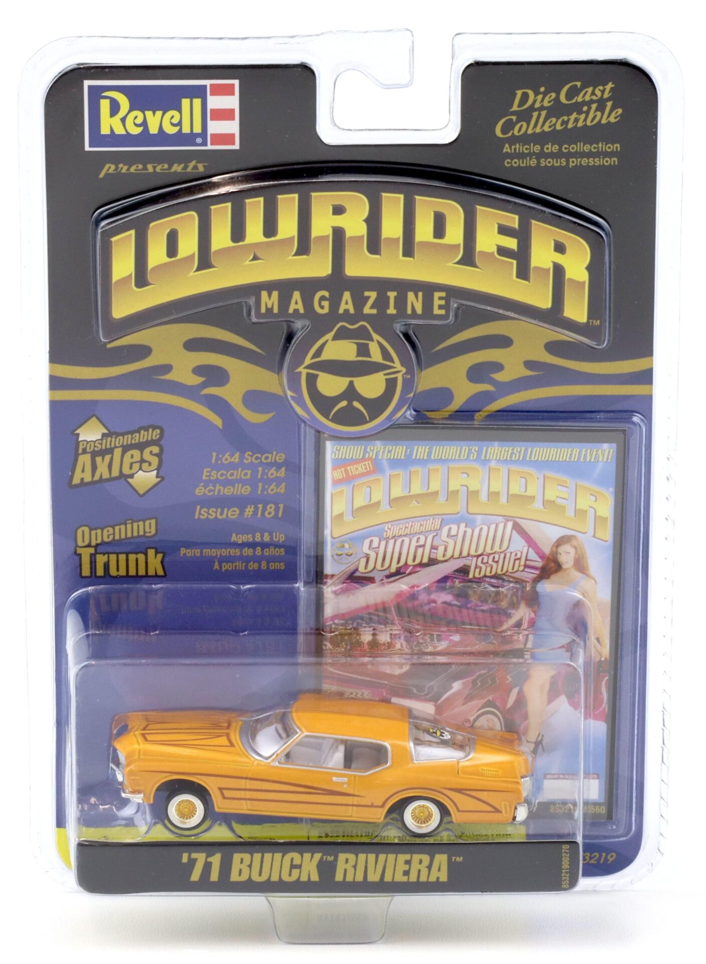 ID 93102 orig.jpg 1:64 Revell Lowrider 1971 Buick Riviera orange #181 Super Show Issue